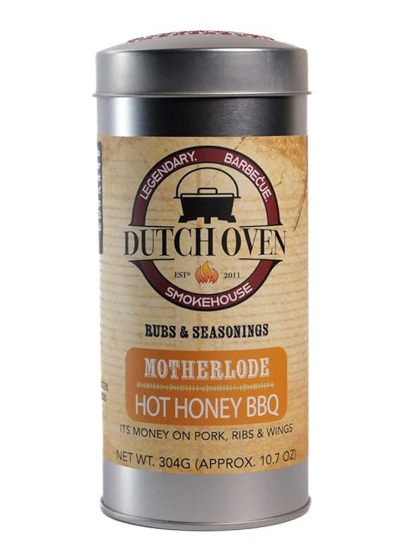 Dutch Oven Smokehouse Variety Spice Gift Set 1 - Motherlode, Trail Dust, Californio, Wyoming - Handcrafted Seasoning for Brisket, Pork, Ribs & Chicken - All-Natural BBQ Rubs - Authentic Western Smokehouse Flavors - 4x10.5oz