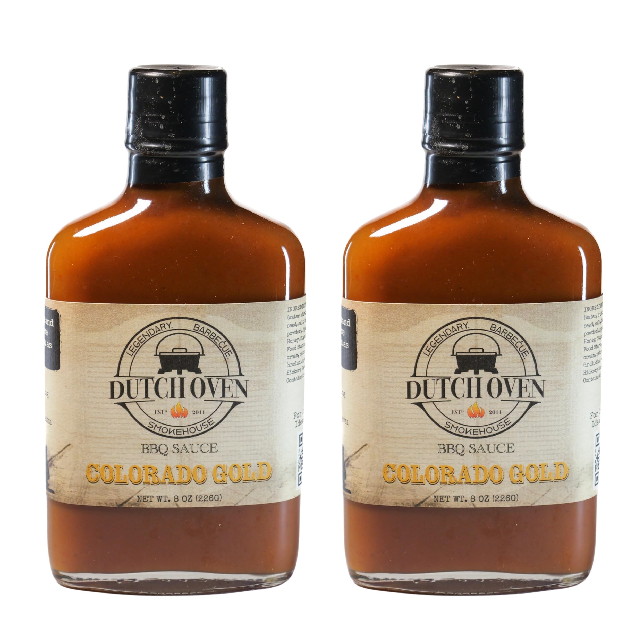 Outback Cookin Brushfire BBQ & Dipping Sauce - Hot & Spicy Barbecue Sauce - Perfect for Grilling, BBQ, Marinades, Dipping, Chicken, Wings, Pizza, Tacos, Burgers, and Steak Lovers - 8oz Flask Bottle