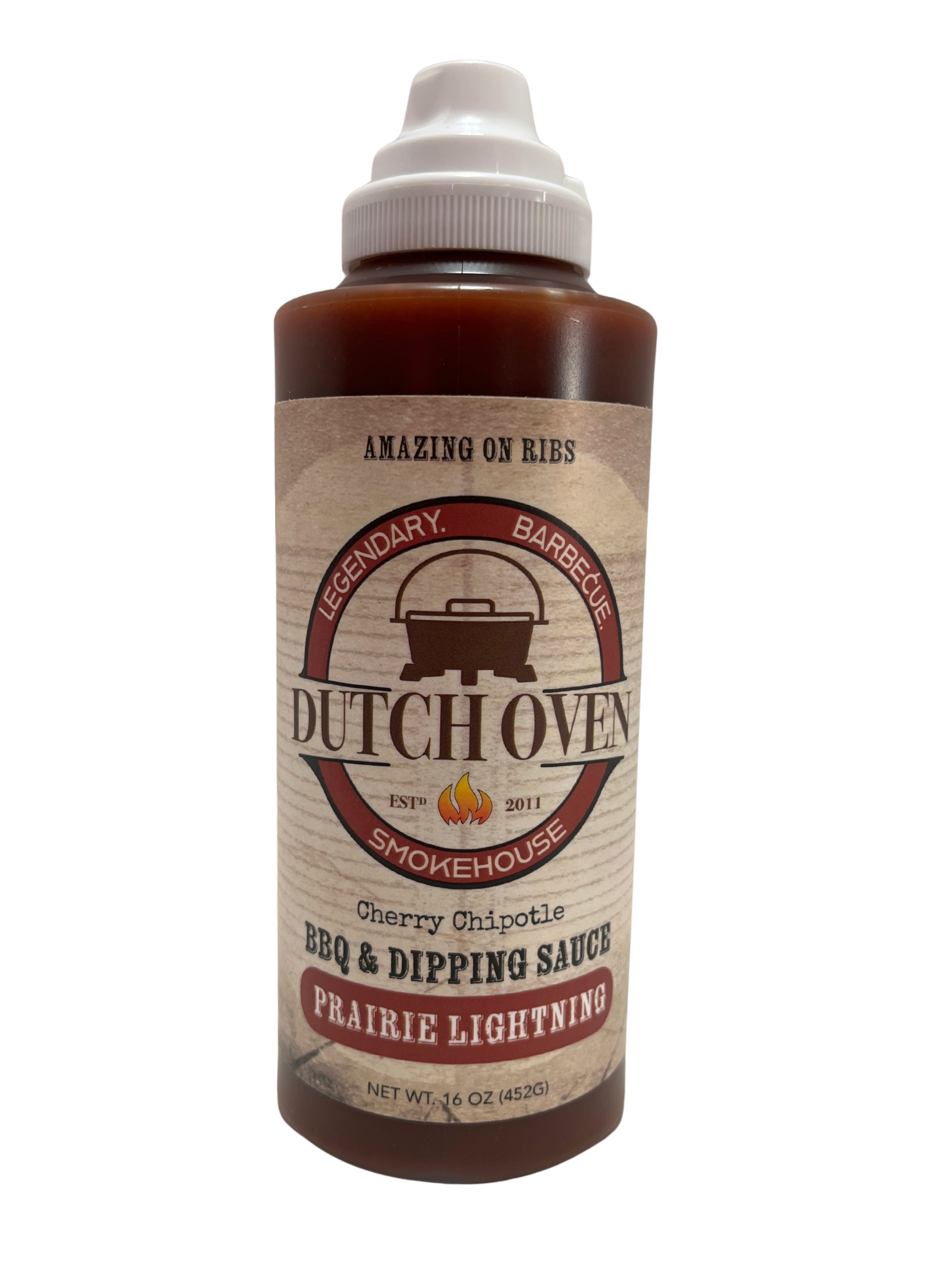 “Prairie Lightning” Cherry Chipotle BBQ & Dipping Sauce – Dutch Oven Smokehouse