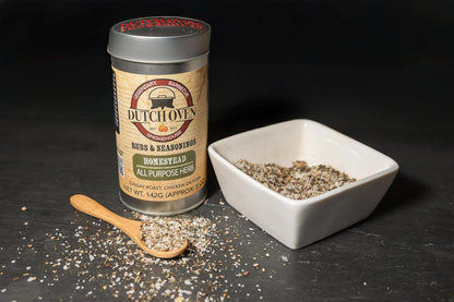 Dutch Oven Seafood Special Variety Spice Pack - 4-Pack Seafood Seasoning Collection - Homestead, Narrow Gauge, Wyoming, Trail Dust - BBQ Rub for Fish, Shrimp, Crab, Grilling, Smoking & Cooking