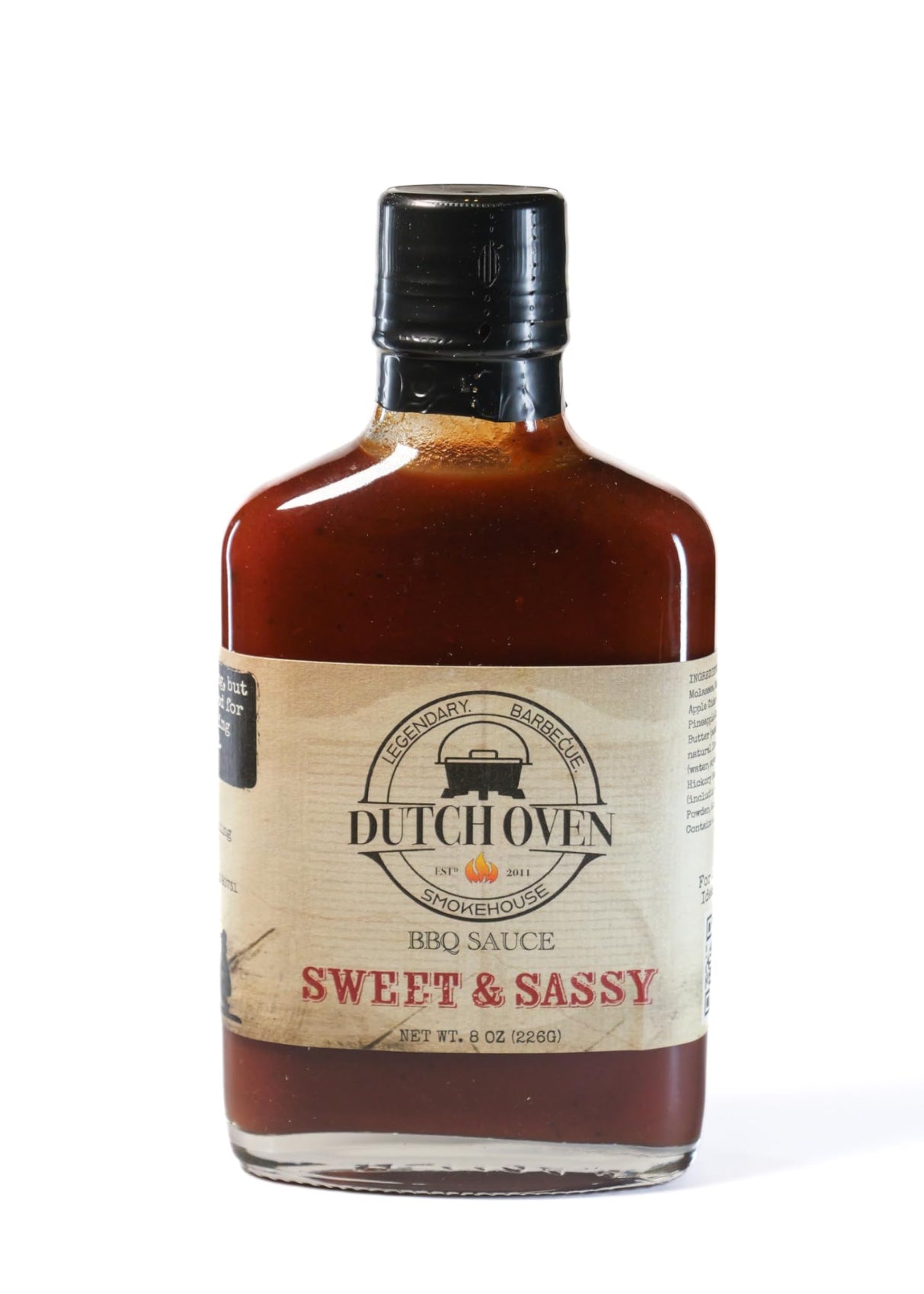 Outback Cookin Brushfire BBQ & Dipping Sauce - Hot & Spicy Barbecue Sauce - Perfect for Grilling, BBQ, Marinades, Dipping, Chicken, Wings, Pizza, Tacos, Burgers, and Steak Lovers - 8oz Flask Bottle