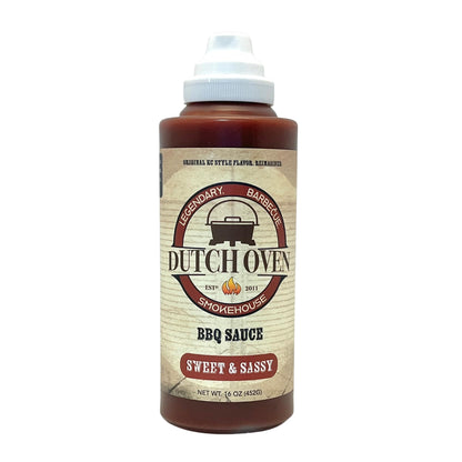Dutch Oven Brushfire BBQ & Dipping Sauce by Outback Cookin Co. - Texas Spicy. Just Right. Barbecue Sauce - Perfect for Grilling, BBQ, Marinades, Dipping, Chicken, Wings, Pizza, Tacos, Burgers, and Steak Lovers - 16 oz Squeeze Bottle