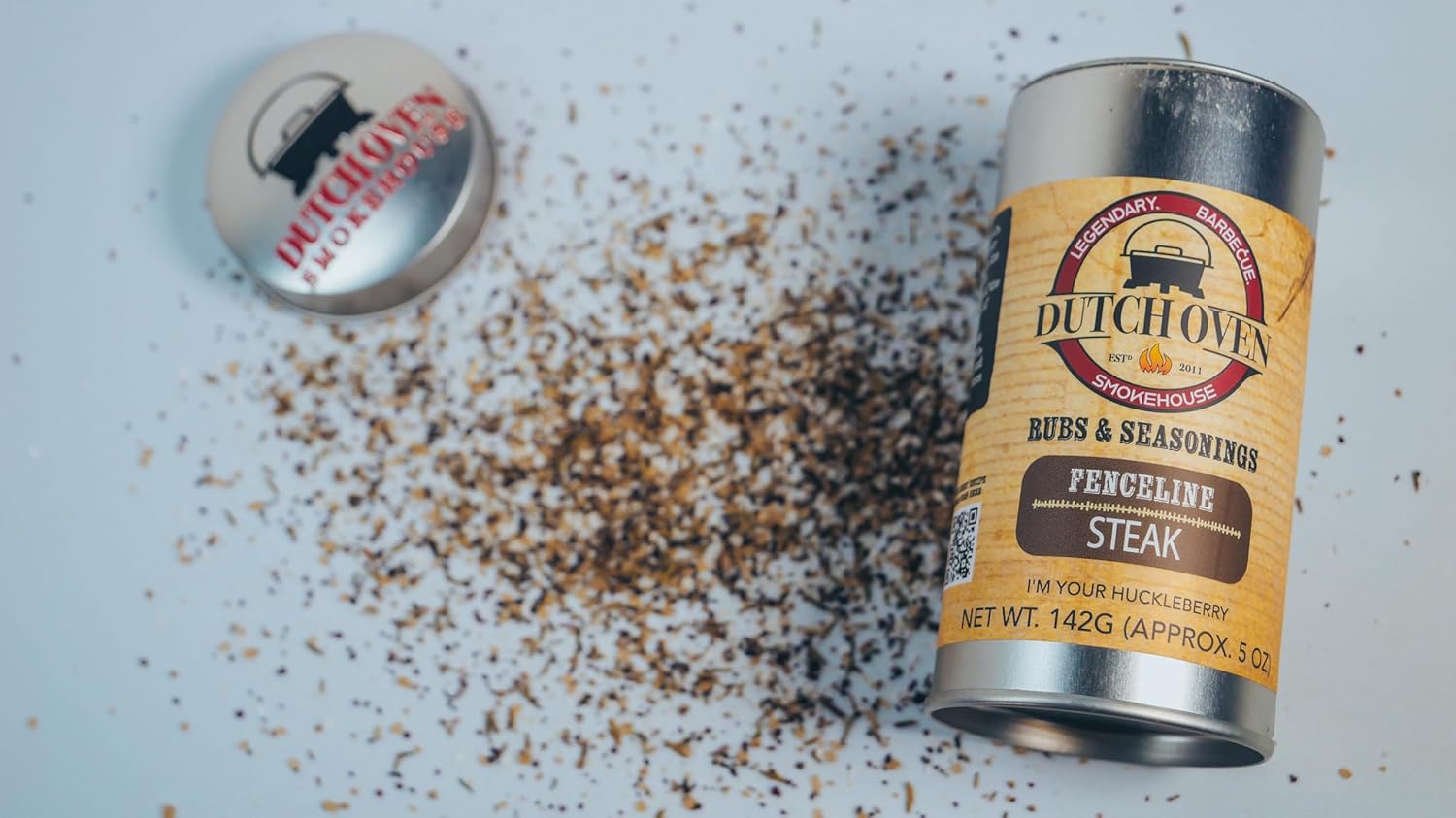 Dutch Oven Smokehouse Steak Lovers Gift Set - 2x BBQ Sauces & 2x Rubs - Stampede, Spicy Stampede, Californio, Fenceline - All-Natural, Award-Winning Steak Seasoning & Sauce Combo -Authentic Western Smokehouse Flavors