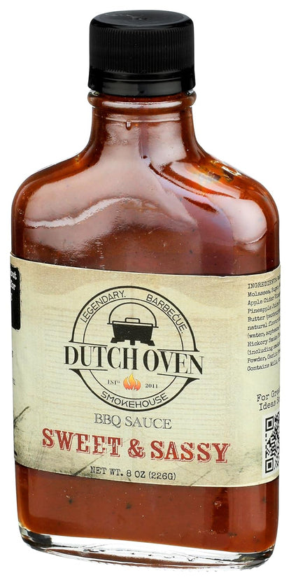 Dutch Oven Smokehouse BBQ Sauce Gift Set – Original 3 Pack - Sweet & Sassy, Brushfire, Colorado Gold - All-Natural, Small-Batch BBQ Sauces - Authentic Western Flavors - Ideal Gift for Grill Enthusiasts