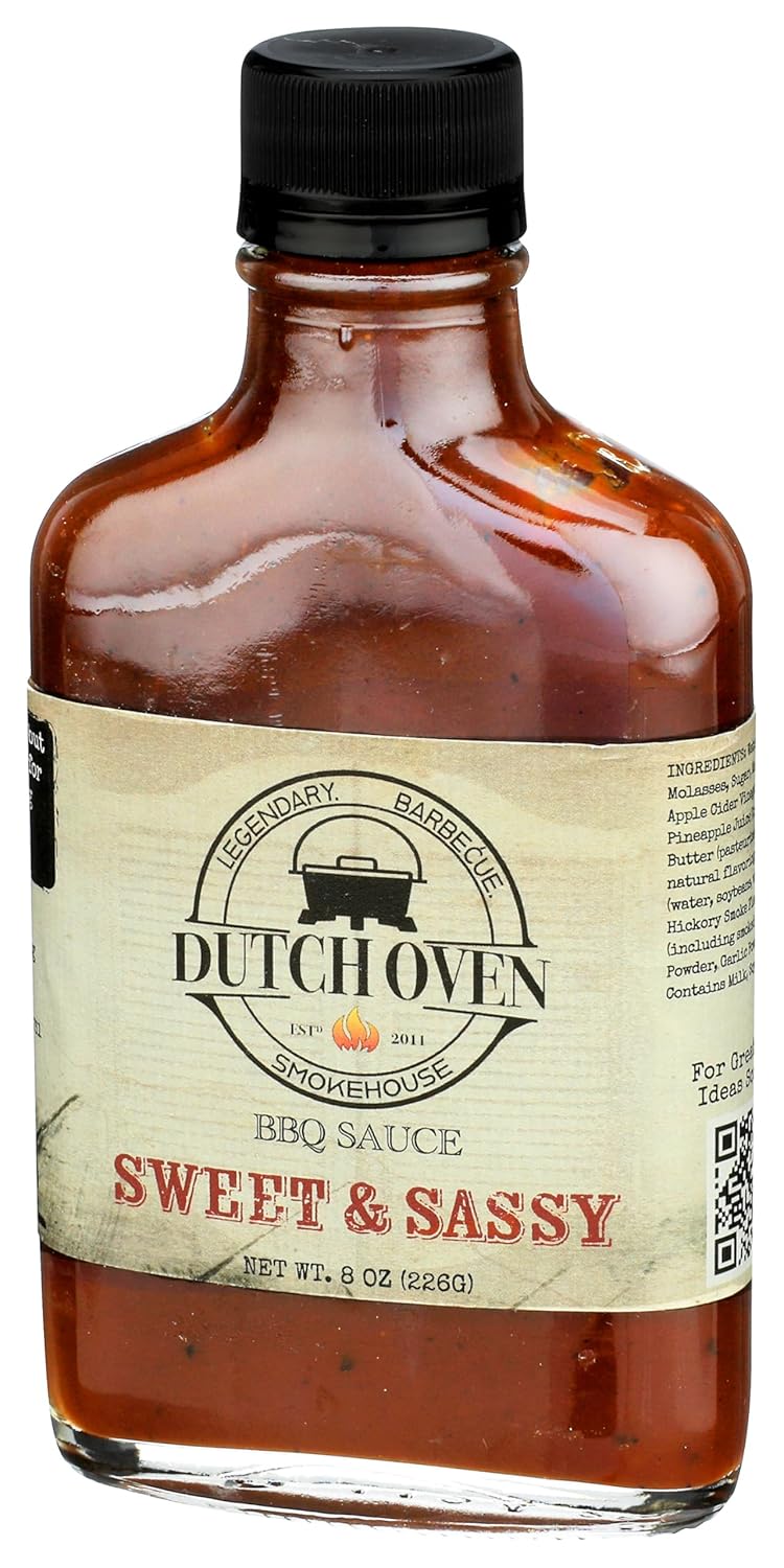 Dutch Oven Smokehouse BBQ Sauce Gift Set – Original 3 Pack - Sweet & Sassy, Brushfire, Colorado Gold - All-Natural, Small-Batch BBQ Sauces - Authentic Western Flavors - Ideal Gift for Grill Enthusiasts