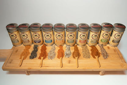 Variety Spice Pak II 4-pack 5.5 oz (Narrow Gauge, Homestead, Californio, Santa Fe)– 4-Pack