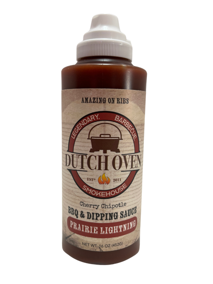“Prairie Lightning” Cherry Chipotle BBQ & Dipping Sauce – Dutch Oven Smokehouse