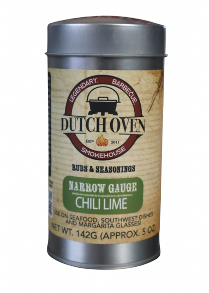 Narrow Gauge Chili Lime Season 5oz - Dutch Oven Smokehouse